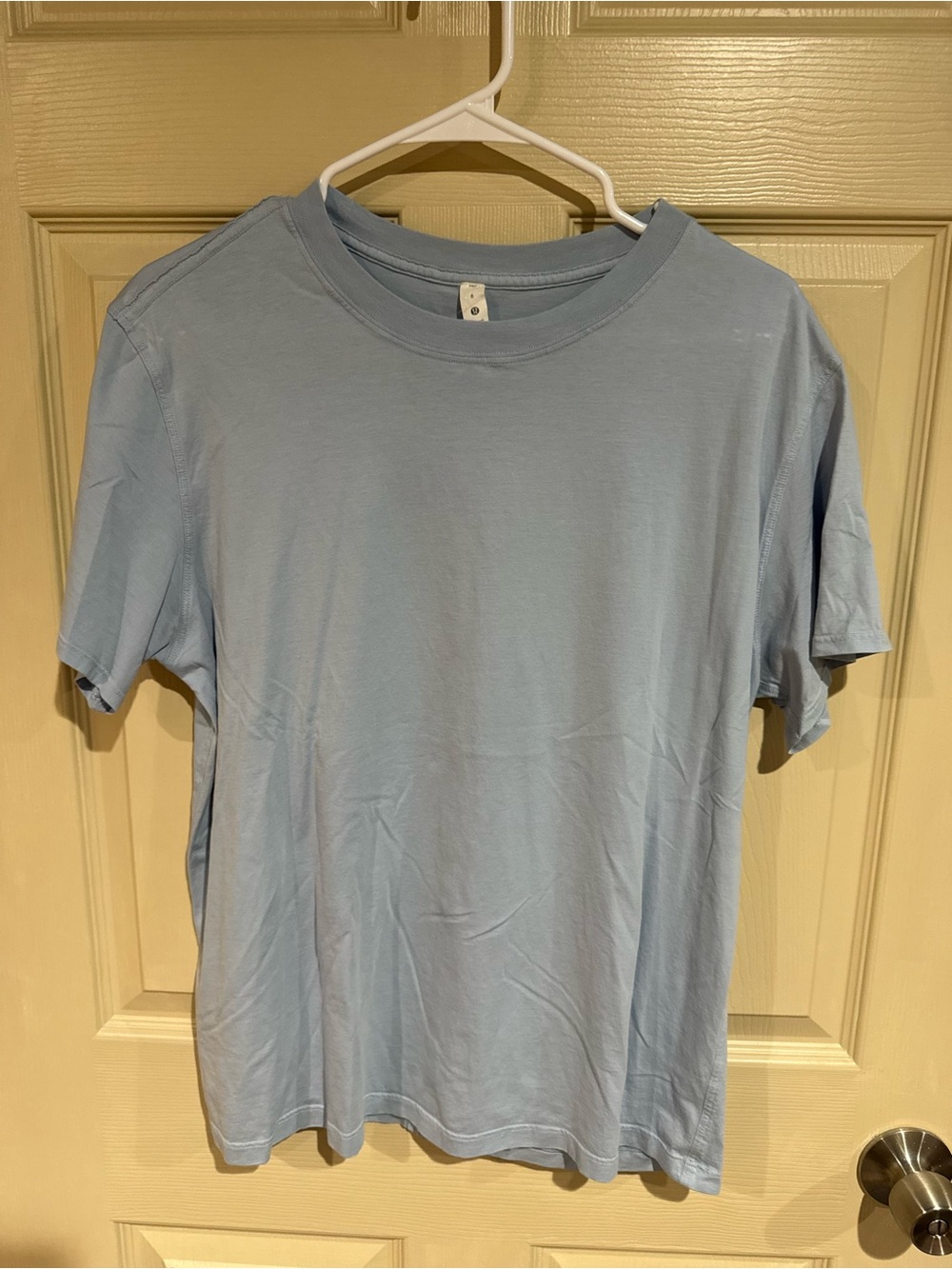 lululemon athletica All Yours Light Blue Short Sleeve Crew Tee